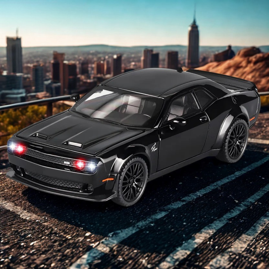 Hellcat Alloy Model Car with Engine Sounds - 1:32 Scale Diecast, Gift for Men