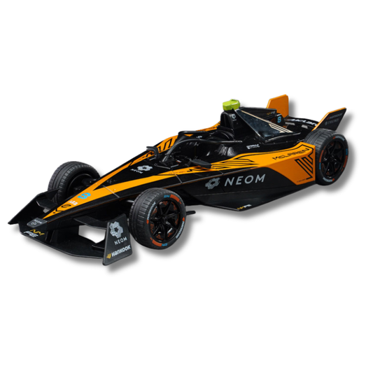 1:18 Scale FE McLaren - F1- Metal Alloy Formula E Race Car Model  Model with Display Case