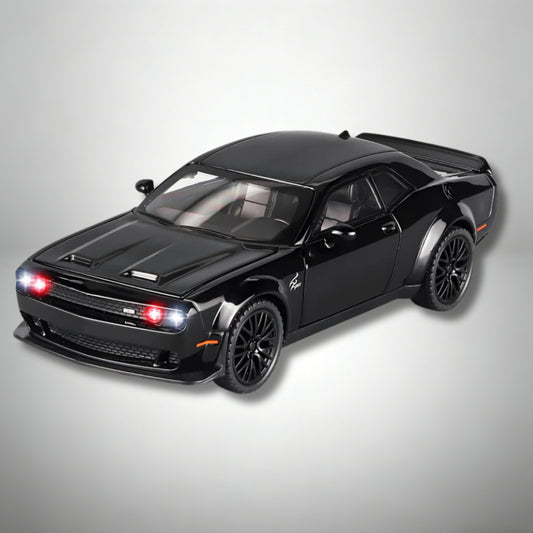 Hellcat Alloy Model Car with Engine Sounds - 1:32 Scale Diecast, Gift for Men