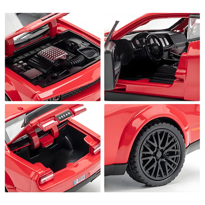 Hellcat Alloy Model Car with Engine Sounds - 1:32 Scale Diecast, Gift for Men