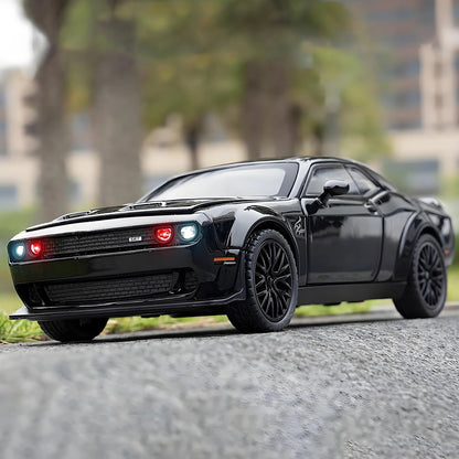 Hellcat Alloy Model Car with Engine Sounds - 1:32 Scale Diecast, Gift for Men