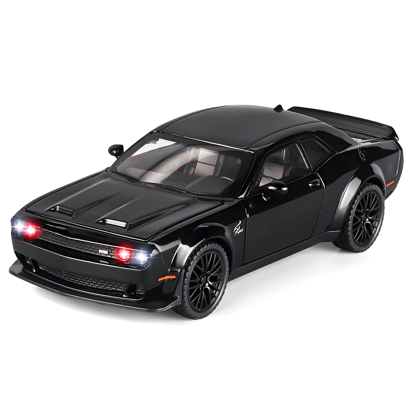 Hellcat Alloy Model Car with Engine Sounds - 1:32 Scale Diecast, Gift for Men