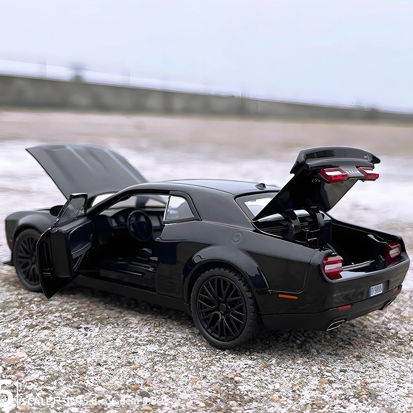 Hellcat Alloy Model Car with Engine Sounds - 1:32 Scale Diecast, Gift for Men